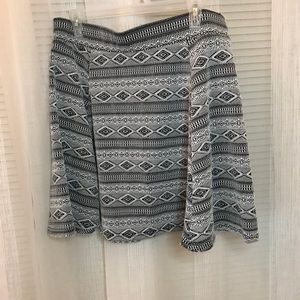 NWT Tribal Print Circle Skirt (L)
